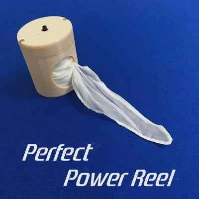 Perfect Power Reel (Flesh Black Available) Magic Tricks Silk Flying Device Stage Street Magician Props  Magia Magie