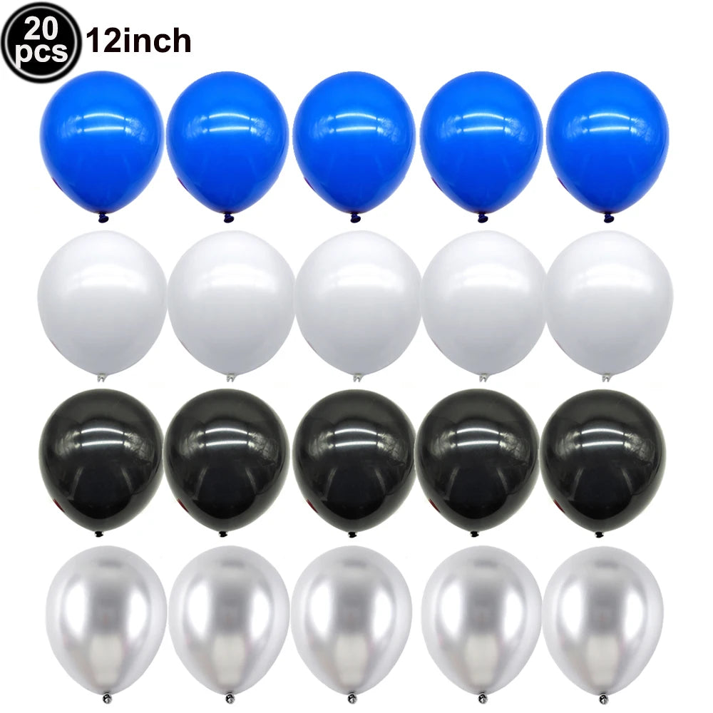 Police Party Foil Balloons Children Gifts Boys Birthday Balloons Police Party Supplies Birthday Party Police Themed Party Decors - Big Tim's Magic Emporium