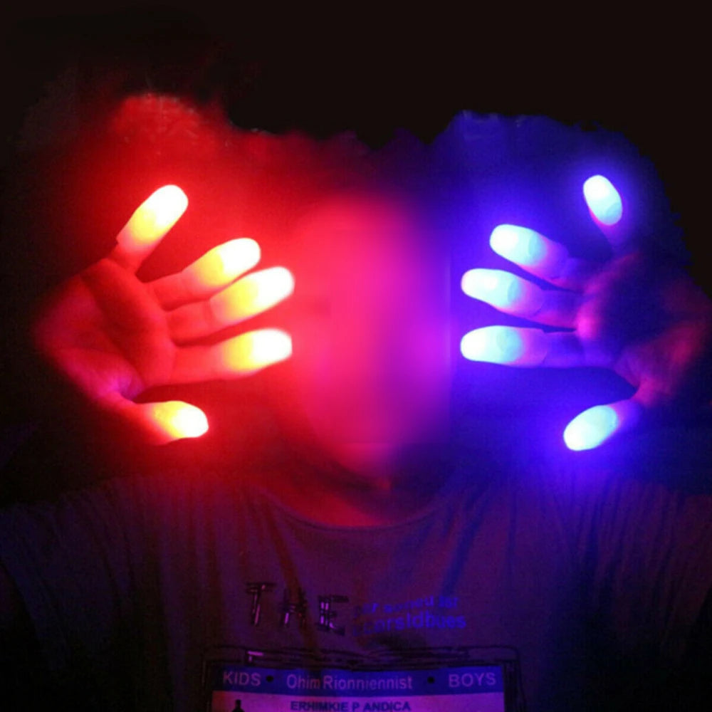 2/4PCS Magic Trick Fingers Thumbs with LED Battery Powered Magic Props Halloween Magic Trick Fingers Thumbs Toys for Adult - Big Tim's Magic Emporium