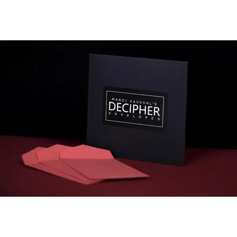 DECIPHER by Manoj K Magic Tricks Close Up Performer Mentalism Illusions Street Magic Props - Big Tim's Magic Emporium