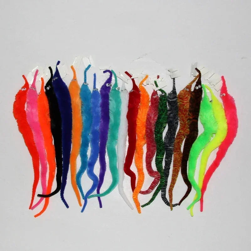 Funny Worm Magic Props Toys for Children Kids Beginners Wiggly Twisty   Invisible String Party Games Trick - Big Tim's Magic Emporium