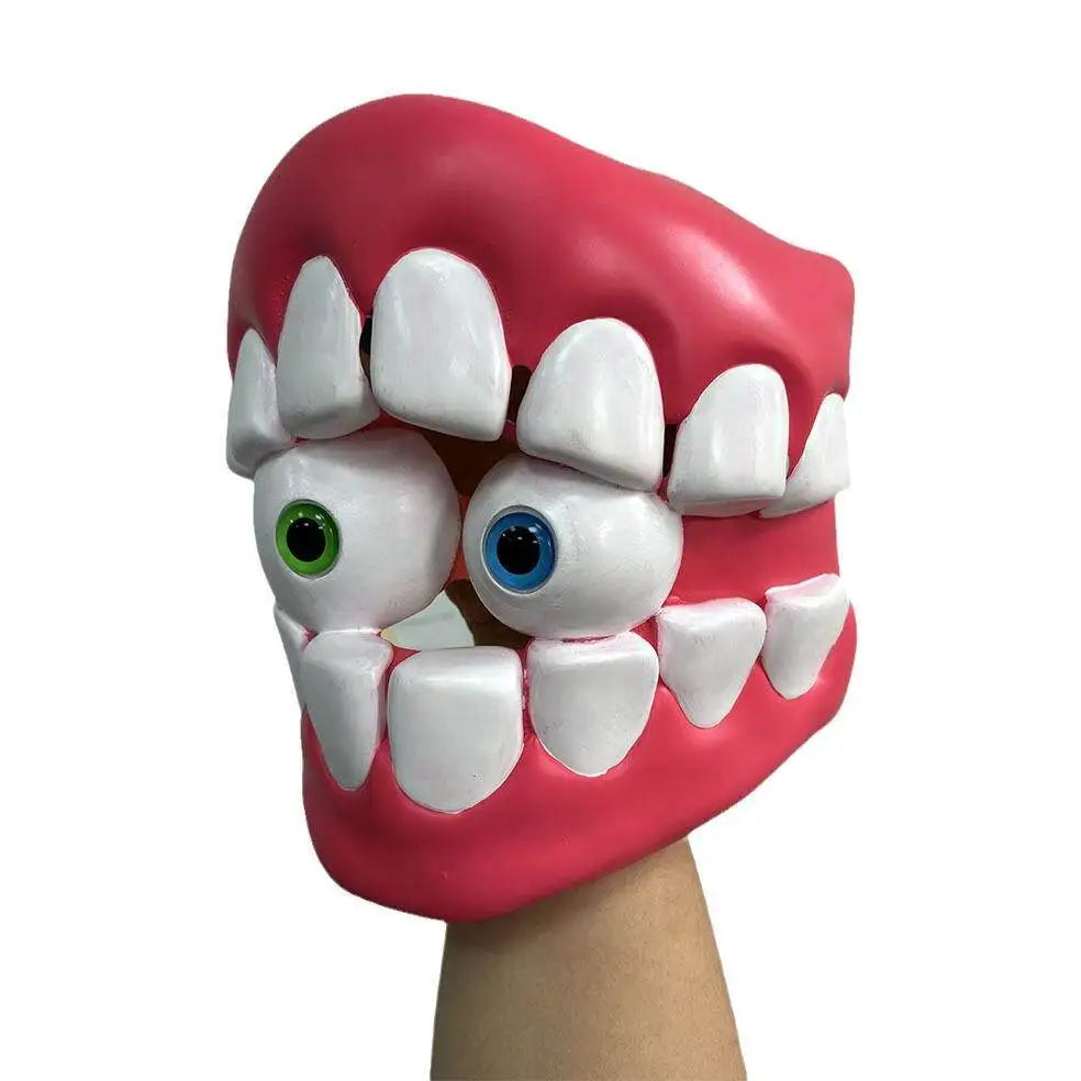 The Amazing Digital Circus Caine‌ Clown Mask Hood Cosplay Props Halloween Carnival Cosplay Party Props Accessories - Big Tim's Magic Emporium