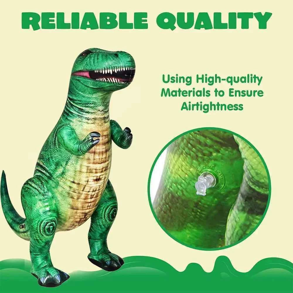 Huge Dinosaur Theme Inflatable Toys Tyrannosaurus Velociraptor Party Supplies For Jurassic Theme Photo Prop Children Baby Shower