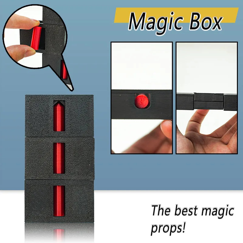 Magic Penetration Box – Rod Through Box Close-Up Illusion - Big Tim's Magic Emporium