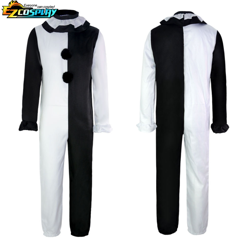 Art The Clown Cosplay Movie Terrifier 2 Art The Clown Cosplay Costume Jumpsuit Mask Halloween Costumes Mask for Men Women - Big Tim's Magic Emporium