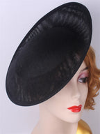 30cm Round Sinamay Fascinator Base DIY Millinery Headpiece Hat Making Blank