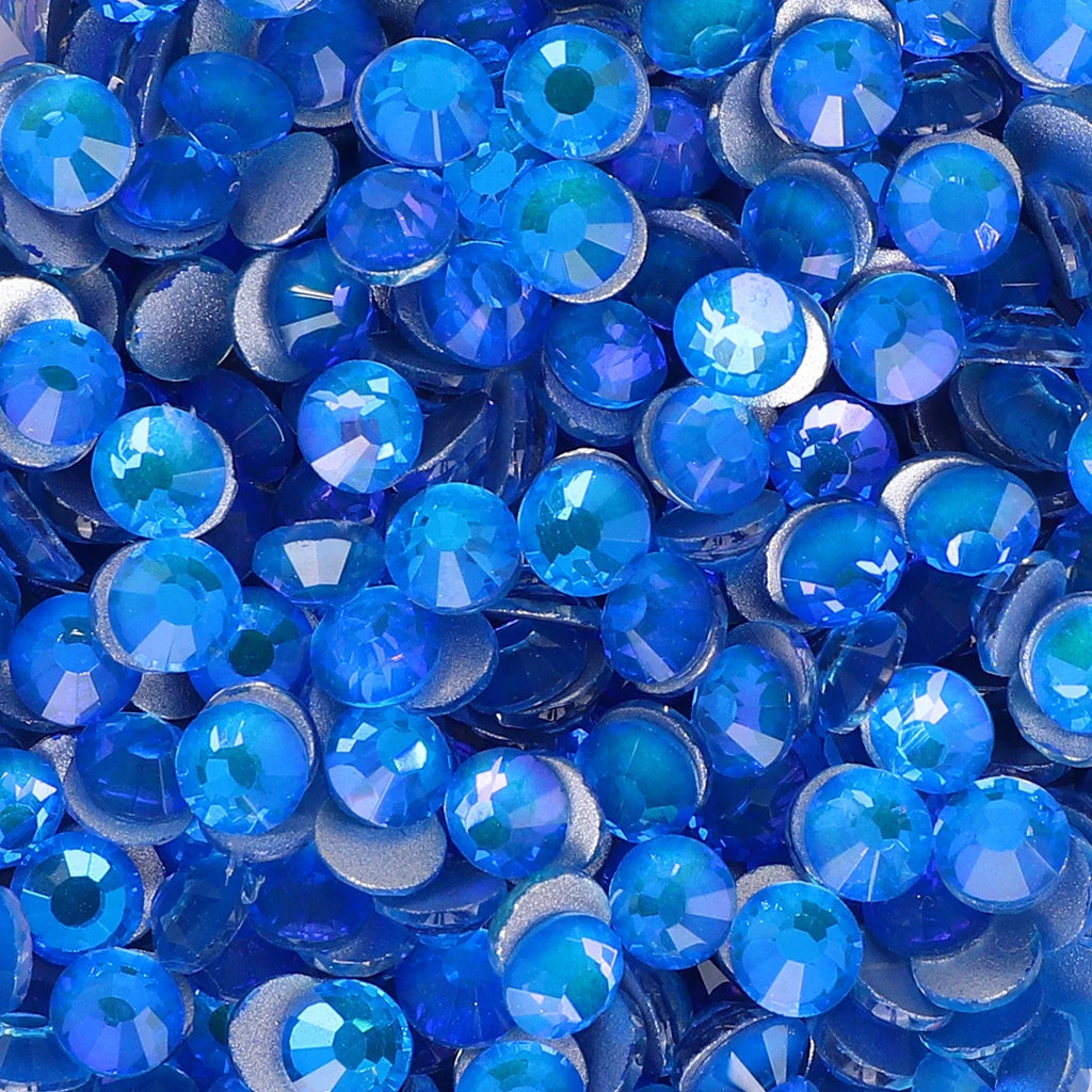 Premium Glass Flatback Rhinestones Non-Hotfix Glitter Stones for Nail Art and Costume Decor