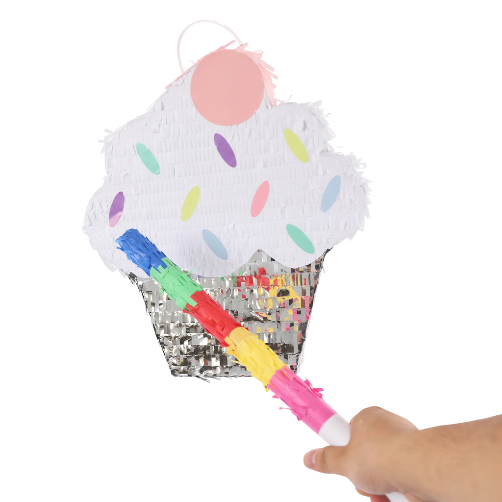 Ice Cream Pinata, Pinata Decoration, Candy Party Pinata w/ PVC Stick  Ice Cream Cake Pinata for Party Decoration Pinata