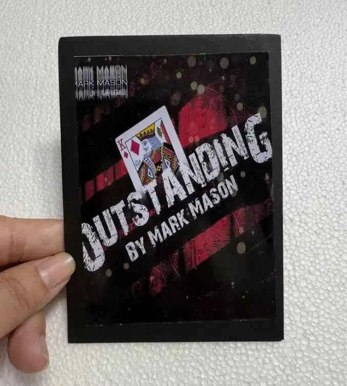 Outstanding By Mark Mason Gimmicks Close Up Magic Tricks Card Deck Props Funny Magician Magia Props Illusions Close Up Street