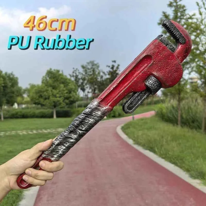 Cosplay Tool Stage Performance Props Hammer Wrench Repairman Simulation Model Prop Safety PU Kids Educate Toy