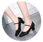 The Stardust Darling Mary Jane – Classic Block Heel Practice Shoe