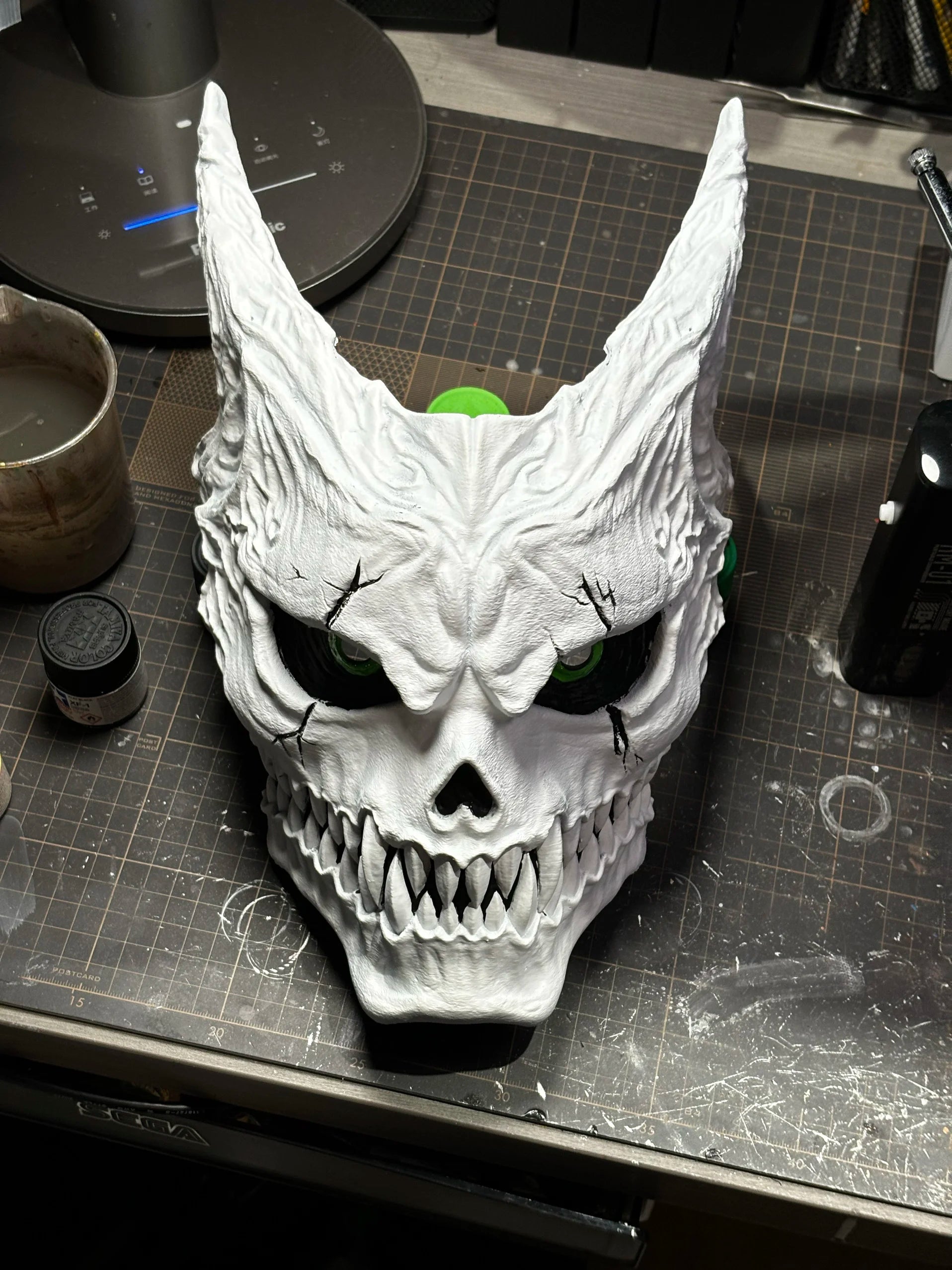 Fandao Kaiju No 8 Kafka Hibino Mask Cosplay Japan Skull Monster Helmet Defense Mask For Halloween Carnival Party Costume Props