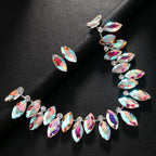 Rhinestone Bridesmaid Necklace & Earring Set for Women