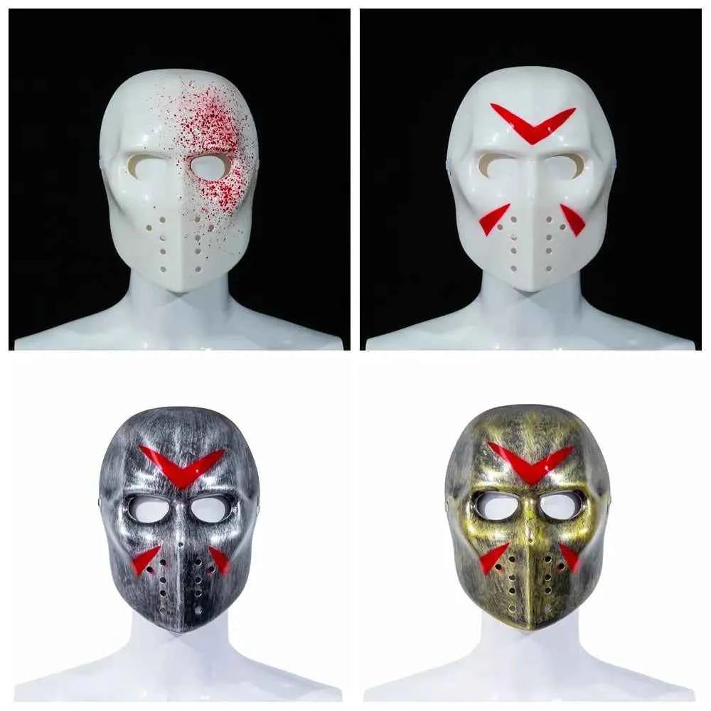 Costume Props Hockey Mask Cosplay Headwear Party Mask Props Cosplay Mask Prom Party Supplies Decoration Prop Halloween Mask