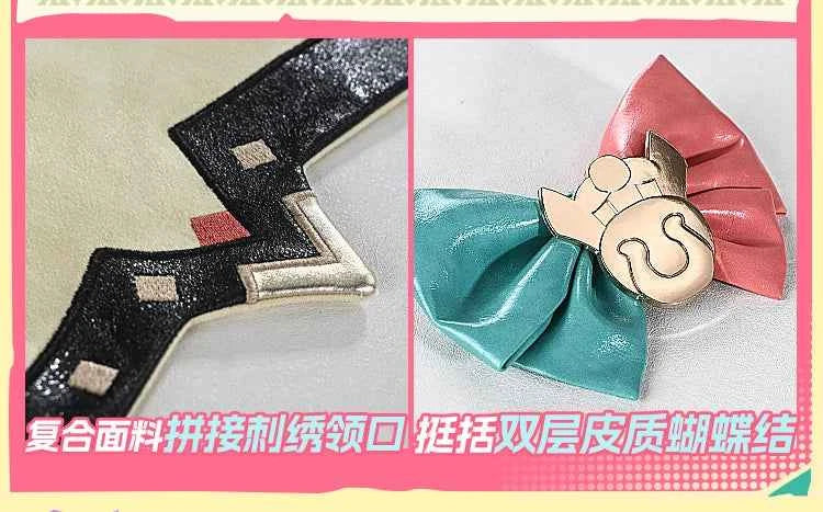 Metal props Game Genshin Impact Varesa Cosplay Costume Halloween Party Christmas Role Playing Comic Exquisite props Size S-XL