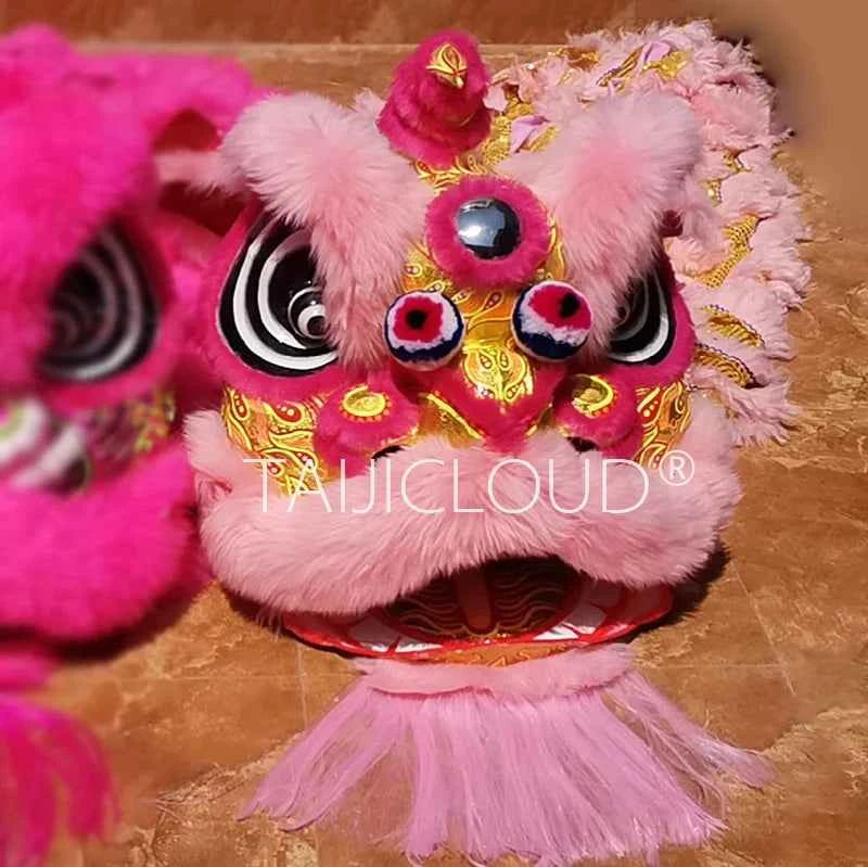 Southern Lion Dance Props for Adults, Double Performance Use, Wool Dragon Lantern, Authentic Lion Awakening Props.