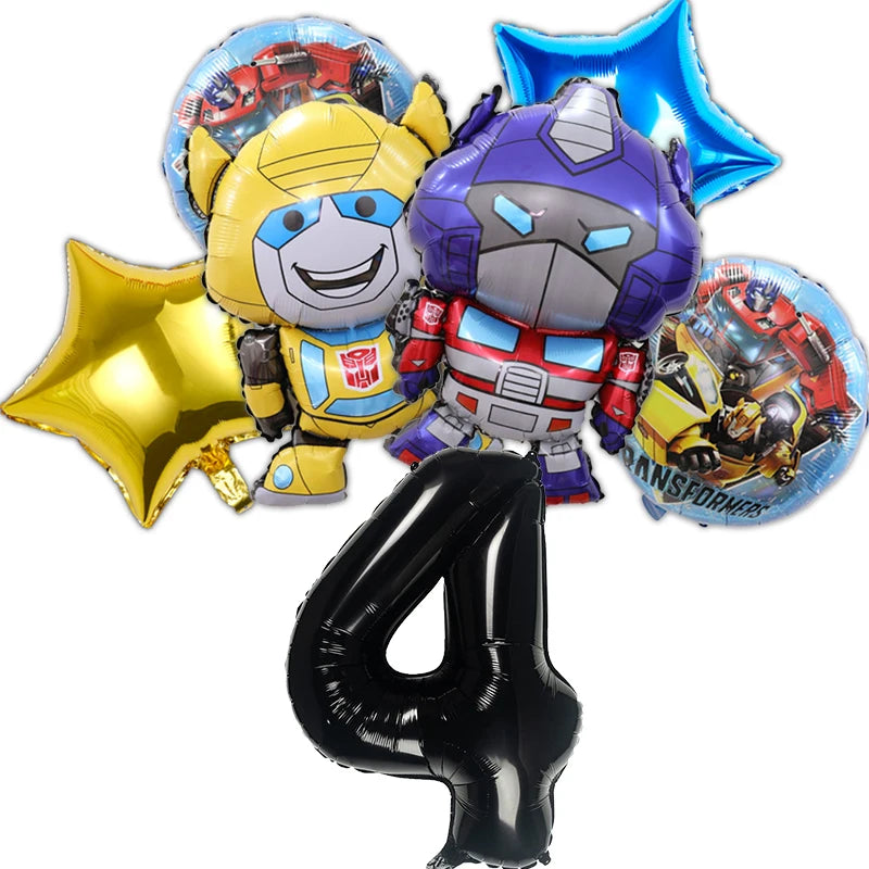 Transformers Party Favor Transformer Birthday Party Decorations Party Supplies Balloons Tablecloth Cups Plates Baby Shower Gifts - Big Tim's Magic Emporium