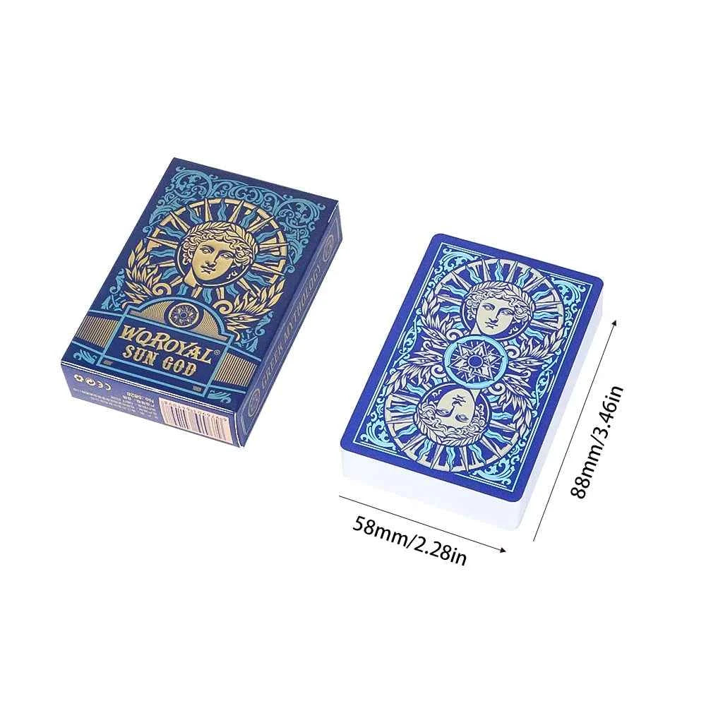 Creative Collection Playing Cards Vintage Classic Poker PVC Waterproof Deck of Cards  for Parties, Gatherings and Collections