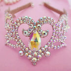 AB Rhinestone Heart Choker