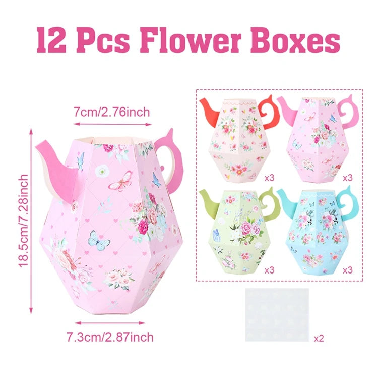 Pink Tea Party Cake Stand Birthday Party Decoration Kids Baby Shower Party Supplies Wedding Table Decor Afternoon Tea Party - Big Tim's Magic Emporium