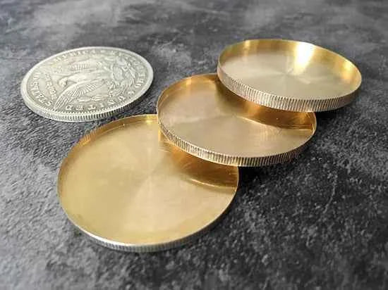 Exploded Morgan By J.C Magic 4 to 16 Coins Close Up Magic Tricks Coin Multiply Illusion Gimmick Accessory Magia Magicians Prop