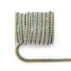 The Stardust Triple Crown – 3-Row Glass Crystal Rhinestone Cup Chain Trim