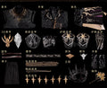 Love and Deepspace Xavier Rafayel Zayne Sylus Cosplay Costume The Dark Eclipse King Cloak Coat Prop Armor Crown Halloween Suit - Big Tim's Magic Emporium