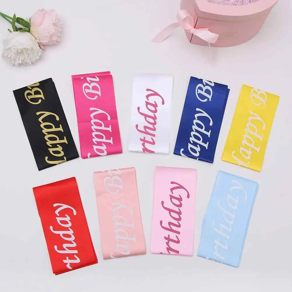 2025 Bachelor Gifts Party Decoration Happy Birthday Sash Party Favors Etiquette belt