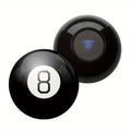 Magic 8 Ball - A mysterious answer ball with a glossy black exterior and white number 8 interior - Party prediction game