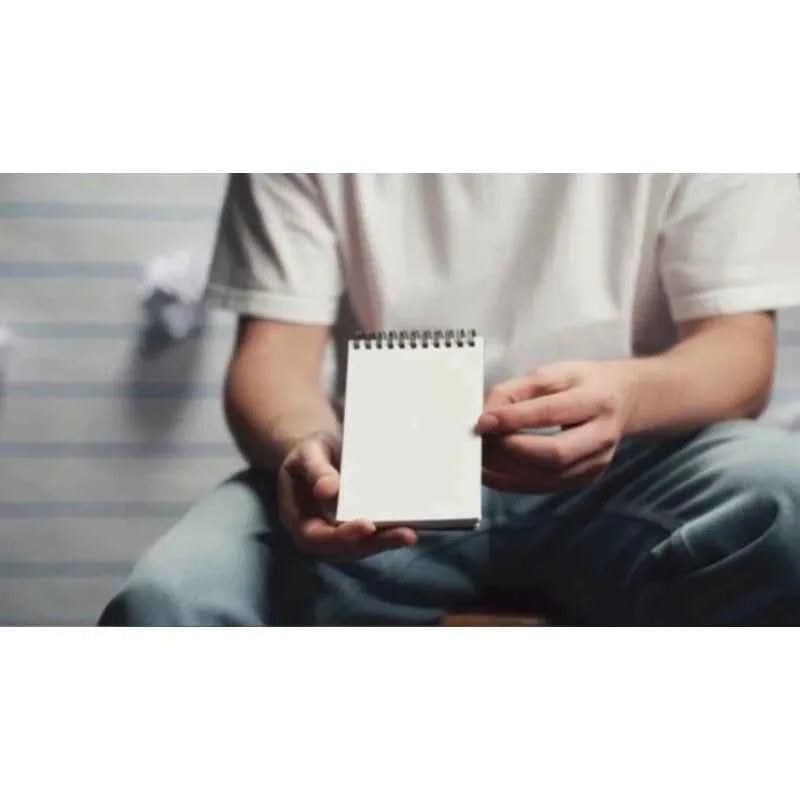 Phantom Pad Magic Trick by Alex Latorre – Real Ink Reveal Prediction Sketch Pad Close Up Street Mentalism Props Gimmicks