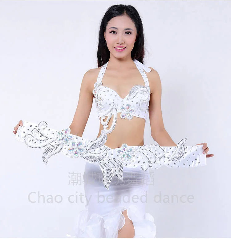 Customized Halloween Belly Dance Costume Set | Exotic Dancewear with Big Skirt - Big Tim's Magic Emporium