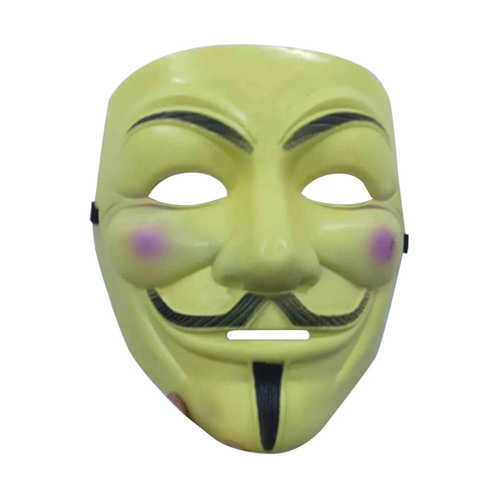 Movie Masquerade Anonymous Face Mask Halloween Party Cosplay Masks Props for Adult Kids Film Theme Mask Anime Costumes Supplies