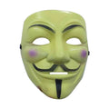Movie Masquerade Anonymous Face Mask Halloween Party Cosplay Masks Props for Adult Kids Film Theme Mask Anime Costumes Supplies