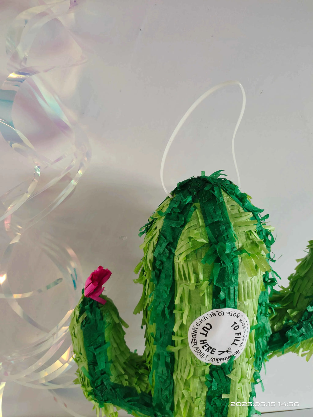 1Set/BOX  Cactus Pinata with Blindfold Bat Piñata Fiesta Cactus Pinata for Birthday Party, Mexican Carnivals Festiva