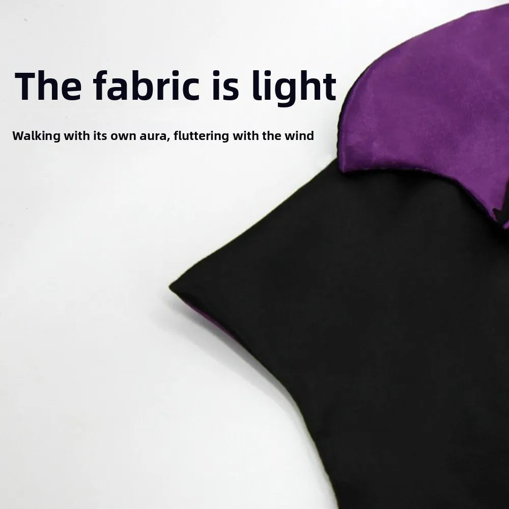 Bat Transformation Halloween Pet Costume Stand-collar Comfortable Cat Cosplay Cloak Bow Soft Fabric Small Dog Knight Cape Party