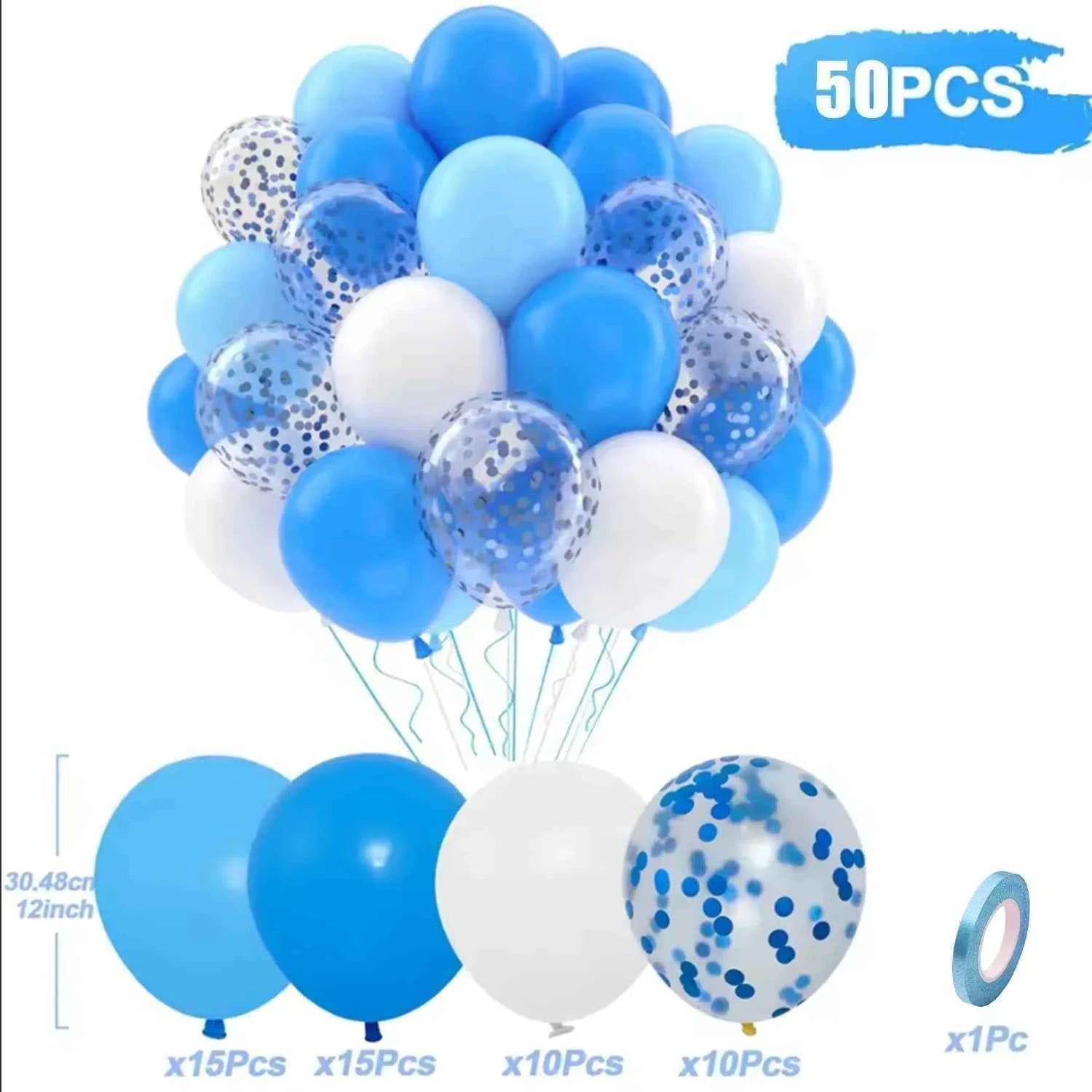 Birthday Decorations Balloons Purple Happy Party Wedding Pink Blue Mother's Father's Child's Day Carnival Christmas Halloween
