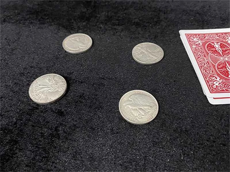 Mist Coin Set by Jimmy Fan Magic Tricks Coin Appearing/Vanishing Magia Magician Close Up Illusions Gimmick Mentalism Funny Props