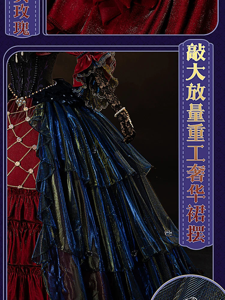 Mary‌ Cosplay Costume for Halloween Christmas Comic Exhibition Game Identity V Bloody Cute Woman S-XXL New Red Dress IN STOCK - Big Tim's Magic Emporium