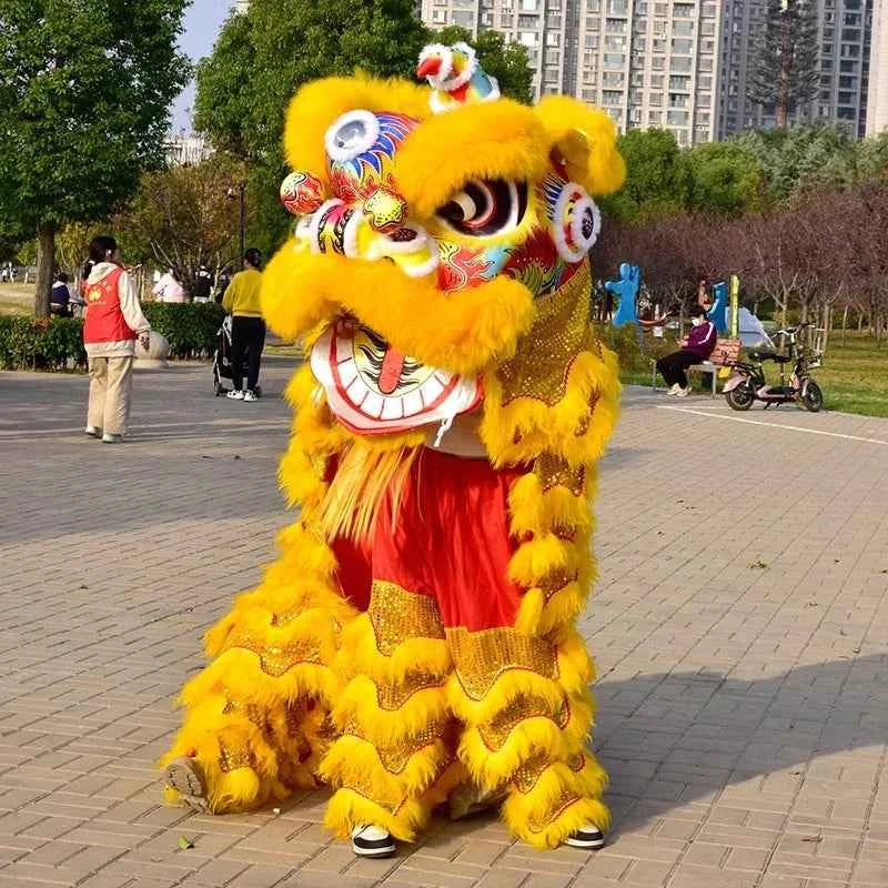lion dance props complete set of lion dance adult full set of double single