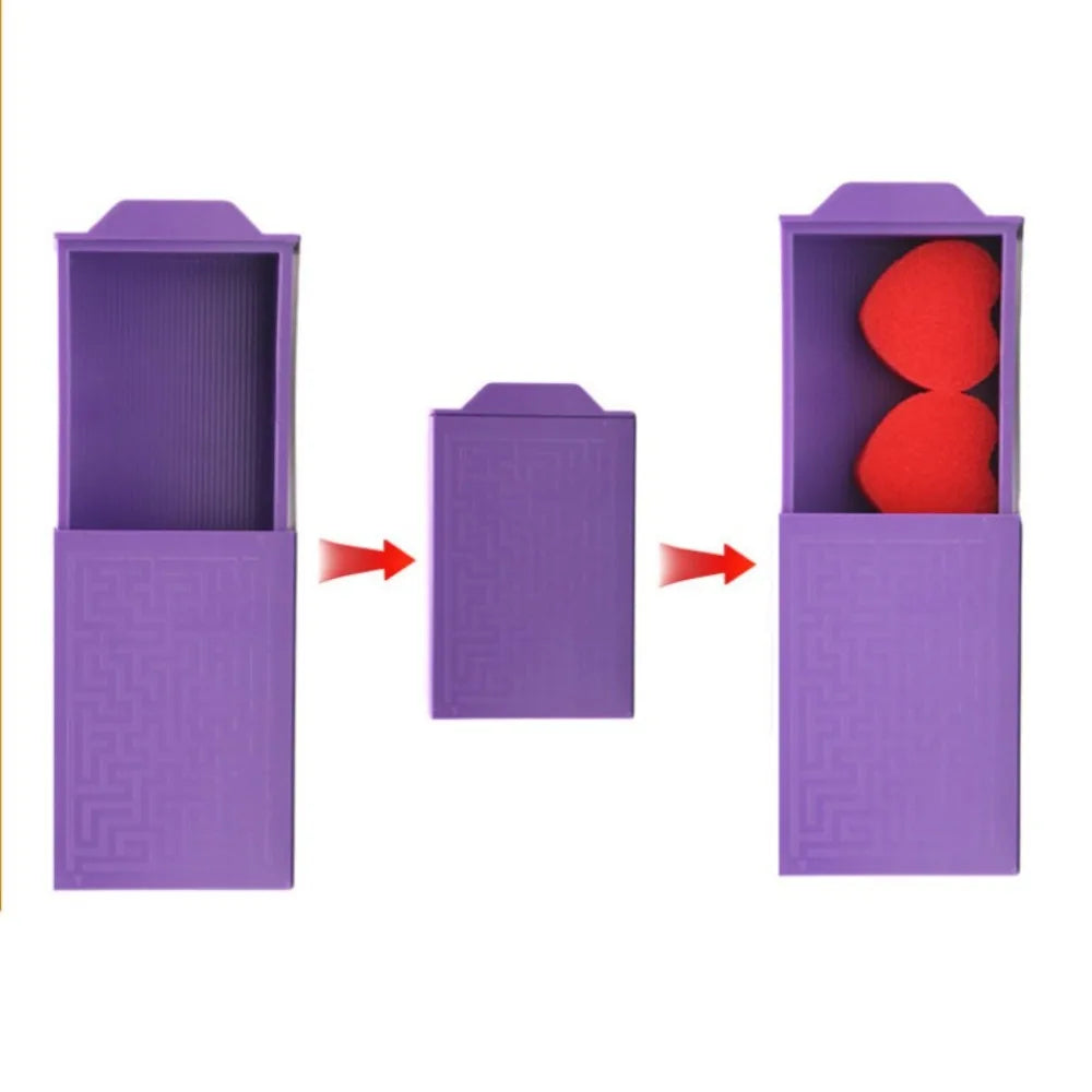 Cool Magic Purple Magic Box Trick Performance Mystery Magic Show Props Plastic Magic Show Magic Trick Props for Kids Teens - Big Tim's Magic Emporium
