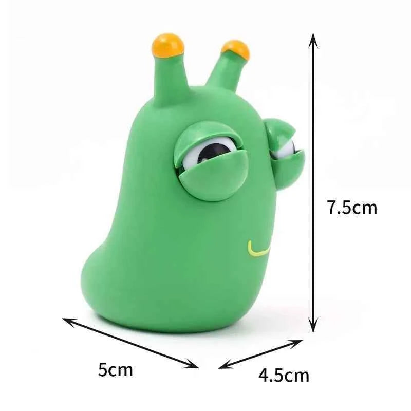 Green Worm Eye Popping Squeeze Fidget Toys For Autism And ADHD Weird Stuff Funny Gadget Novelty Juguetes Antiestrés Ansiedad