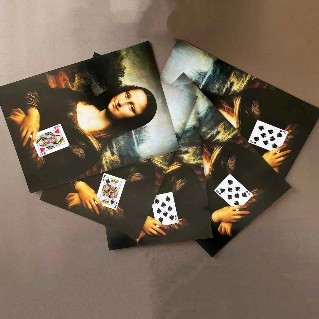 Additional Supplementary Packs For Large Mona Lisa Prophecy Magic with 1x King of Spades, 1x Queen of Hearts, 3x 8 of Spades