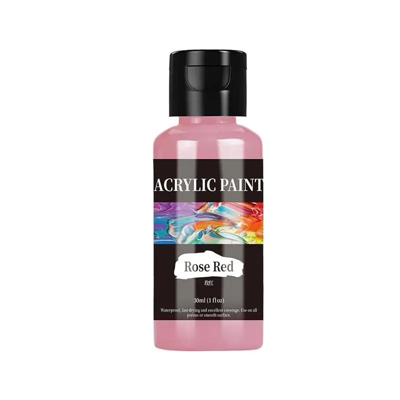 High-Quality 30 Ml/Bottle Acrylic Paint Colors Dyestuff Paint For Fabric Clothing Painting For Leather DIY Pigment Graffiti