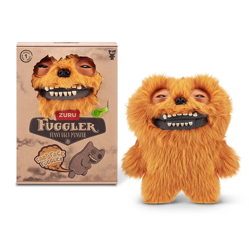NEW Fuggler Ugly Monsters Fart Face Soft Plush Toys Butt Funny Tooth Monster Pets Dolls Stuffed Animal Toy Kids Gift Collectible