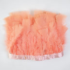 Professional Turkey Feather Fringe Trim 10-15cm
