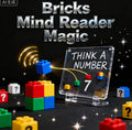 Bricks Mind Reader Close-Up Magic Trick Mentalism Illusions Gimmicks Magician Props for Funny Party Kids Show - Big Tim's Magic Emporium