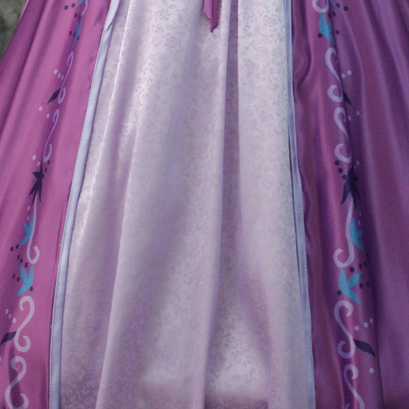 Custom Made Halloween Carnival Party Rapunzel Princess Costume Cosplay Purple Dress - Big Tim's Magic Emporium