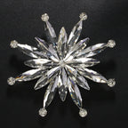 Large Luxury Rhinestone Star Brooch