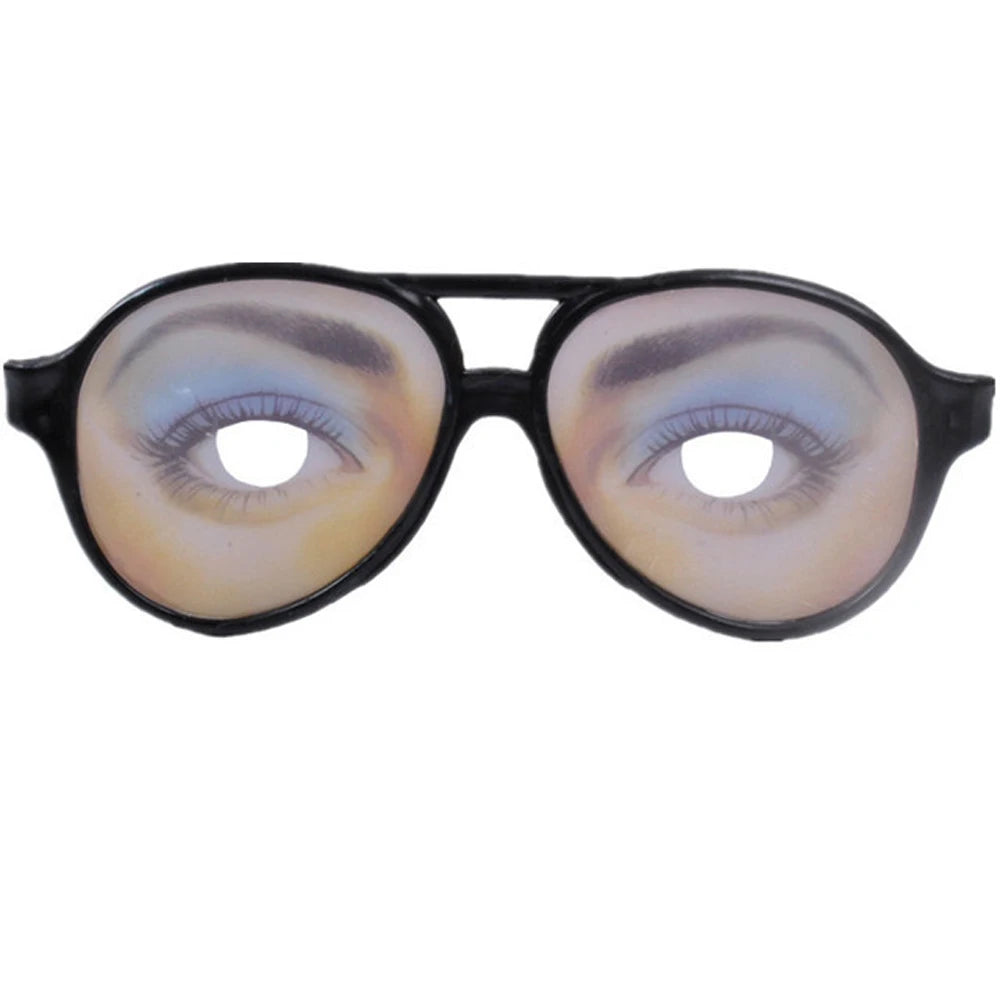 Novelty Halloween Joke Toy Prank Toy Mischief Decoration Eyes Frames Glasses Toy Funny Joke Glasses Fake Glasses Funny Glasses - Big Tim's Magic Emporium