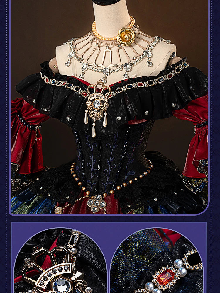 Mary‌ Cosplay Costume for Halloween Christmas Comic Exhibition Game Identity V Bloody Cute Woman S-XXL New Red Dress IN STOCK - Big Tim's Magic Emporium